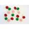 Hello Honey® 6ft. Pink, Red & Green Wool Felt Pom Pom Garland